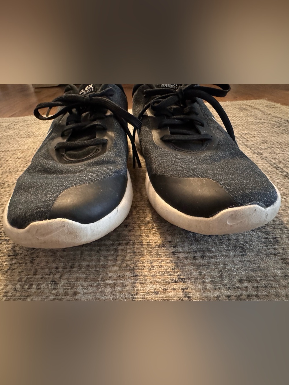 Nike Flex Experience 8 Black & White Running Sneakers Size 7.5 Women’s - Picture 6 of 11